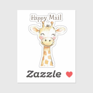 Giraffe Happy Mail