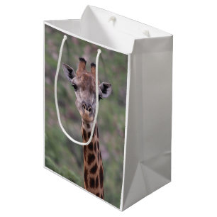 Giraffe Headshot Medium Gift Bag