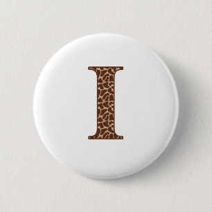 Giraffe I 6 Cm Round Badge