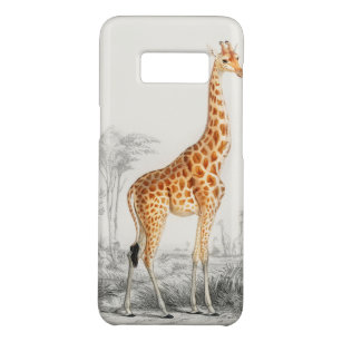Giraffe Illustration Vintage Art Print Case-Mate Samsung Galaxy S8 Case