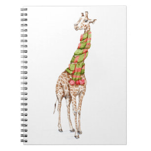 Giraffe in a Scarf Notebook