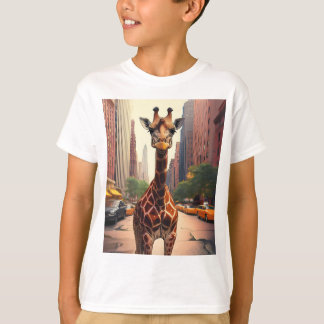 Giraffe in NYC  T-Shirt