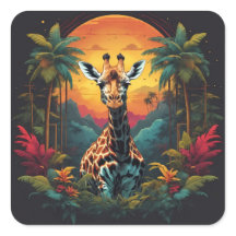 Giraffe in the Jungle |