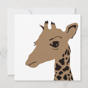 giraffe invitation