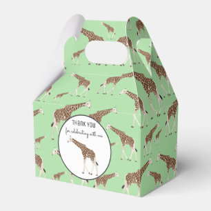Giraffe Jungle Safari Animal Favour Box