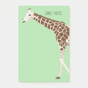 Giraffe Jungle Safari Animal Post-it Notes