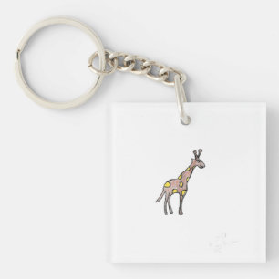 Giraffe key ring