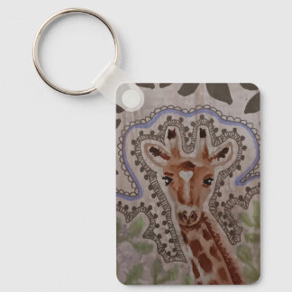 Giraffe Key Ring