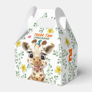 Giraffe Kids Birthday Favour Box