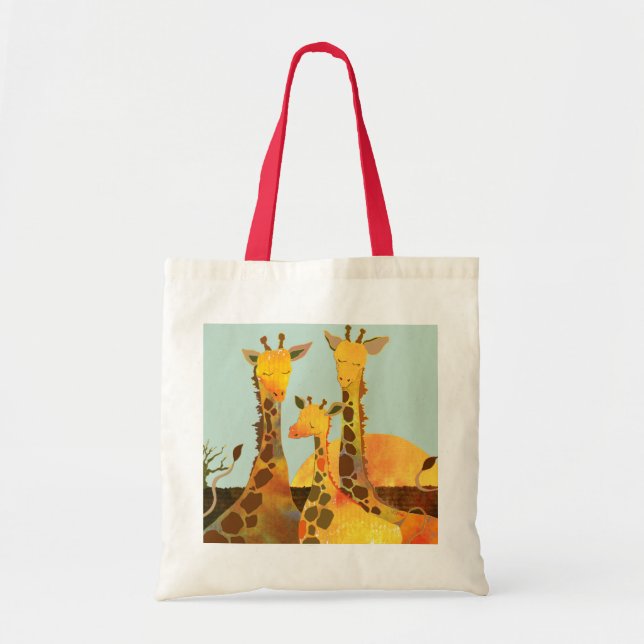 Giraffe Kingdom in Africa Tote Bag (Front)