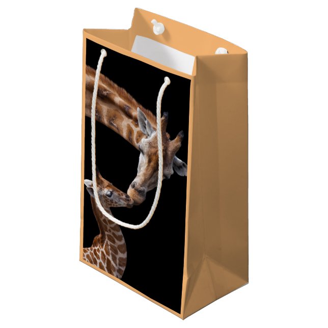 Giraffe Kisses Gift Bag (Front Angled)