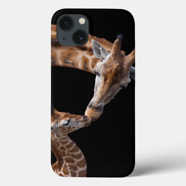Giraffe Kisses iPad Mini Case (Back)
