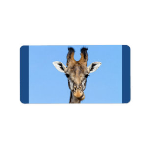 Giraffe Label