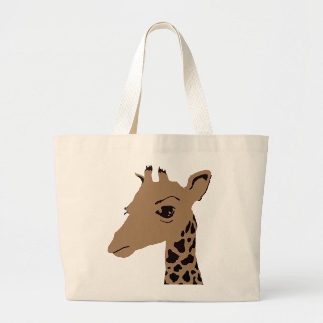 giraffe large tote bag (Front)