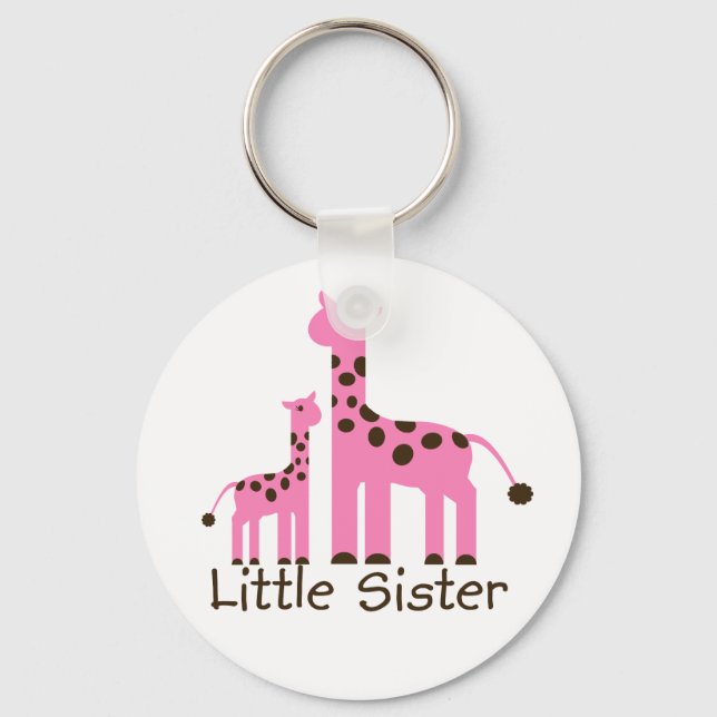 Giraffe Little Sister Key Ring (Front)
