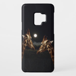 Giraffe Love In The Moonlight, Case-Mate Samsung Galaxy S9 Case