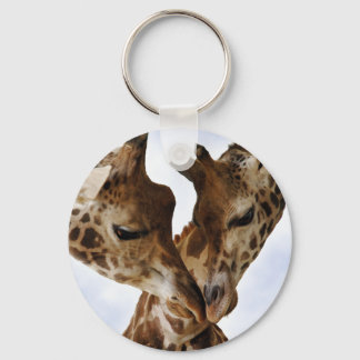 giraffe love key ring