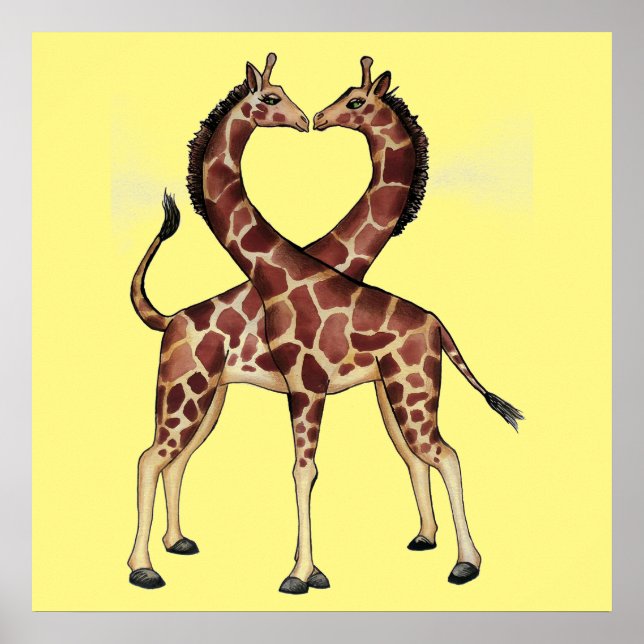Giraffe Love poster (Front)
