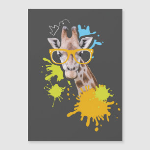 Giraffe Lover Cute Giraffe With Glasses