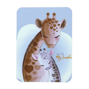 Giraffe Lover Cute Giraffes Magnet