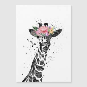 Giraffe Lover Giraffe And Flower