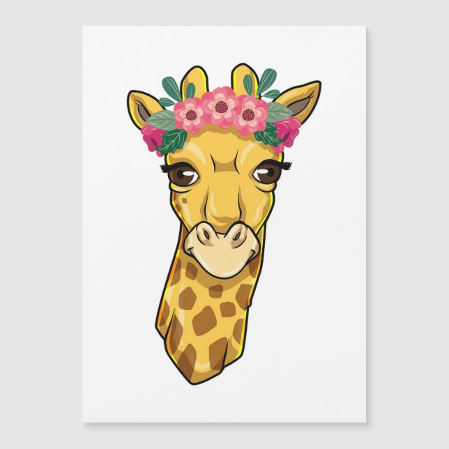Giraffe Lover Giraffe Flower Wreath (Front)