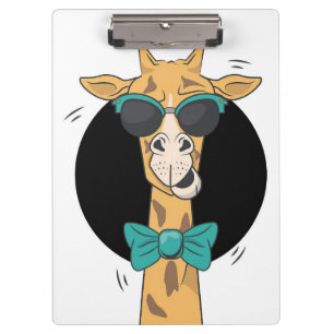 Giraffe Lover Giraffe In My Heart Clipboard