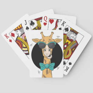 Giraffe Lover Giraffe In My Heart Playing Cards