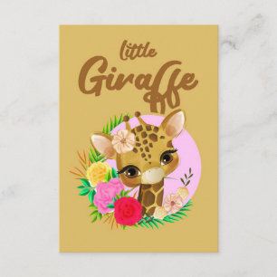 Giraffe Lover Giraffes Africa Enclosure Card