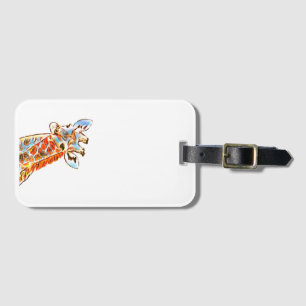giraffe luggage tag