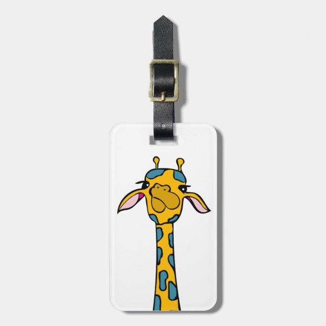 Giraffe Luggage Tag (Front Vertical)