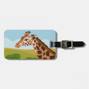 Giraffe Luggage Tag