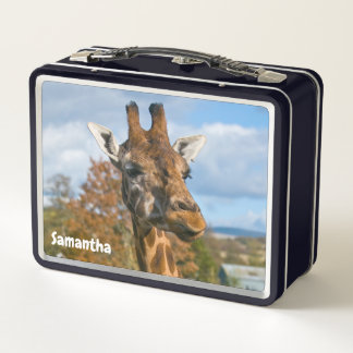 Giraffe Metal Lunchbox