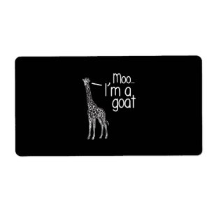 Giraffe Moo I'm A Goat