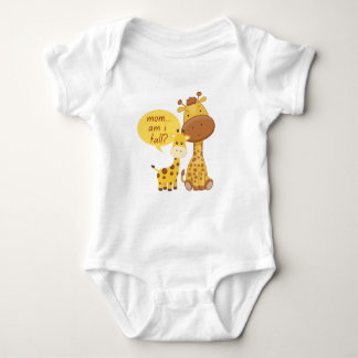 Giraffe Mothers Love Baby Bodysuit