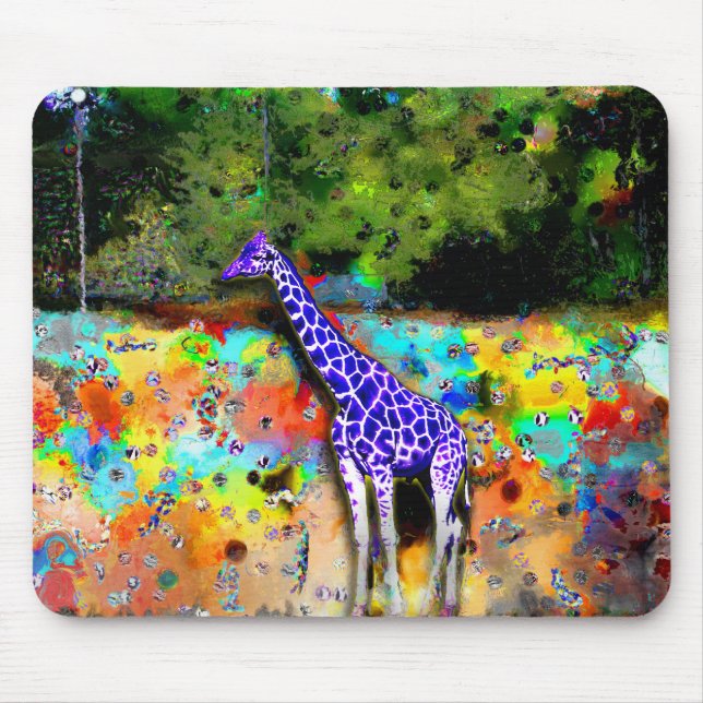 Giraffe Mouse Pad (Front)
