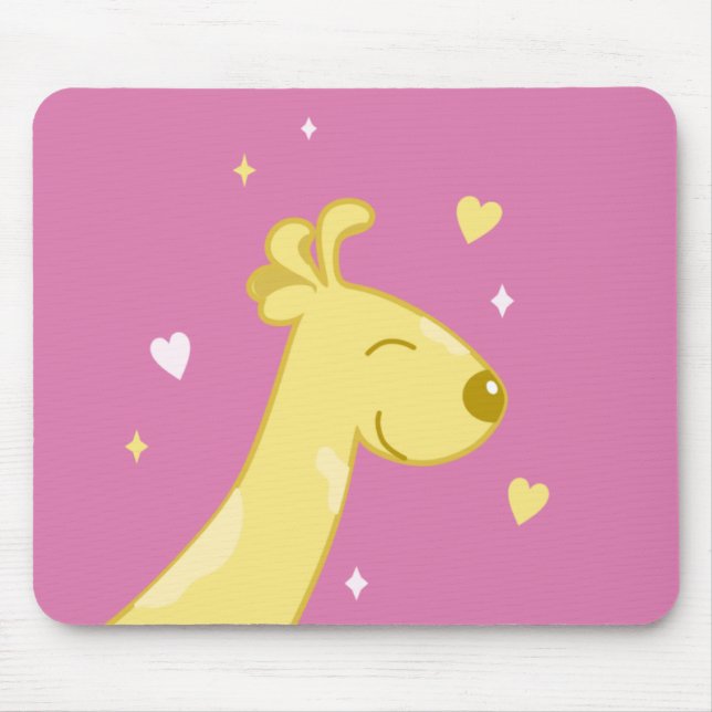 Giraffe Mouse Pad (Front)
