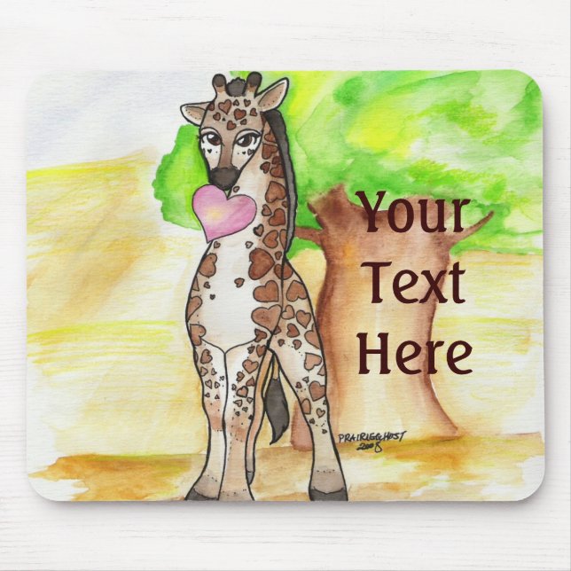 Giraffe Mousepad (Front)