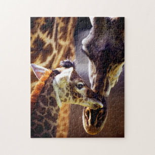Giraffe Mum and Calf, Jigsaw Puzzle