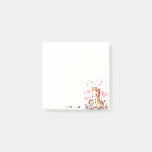 Giraffe Notas Post-It Post-it Notes (Front)