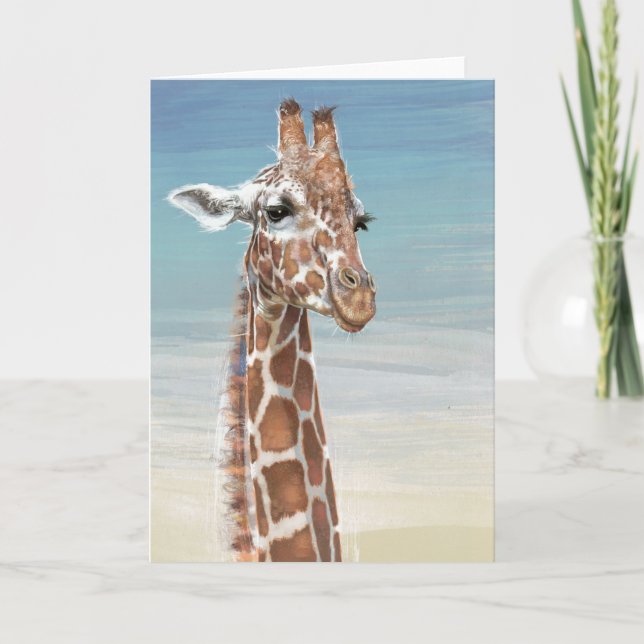 Giraffe Note Card (Front)