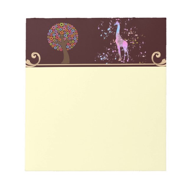 Giraffe Notepad (Front)
