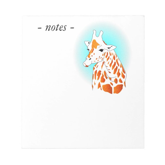giraffe notepad (Front)