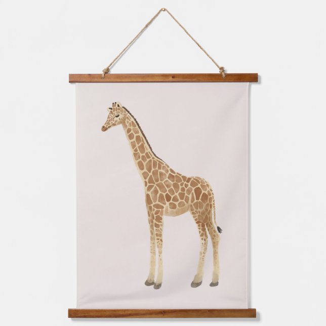 Giraffe Nursery Art Tapestry (Front)