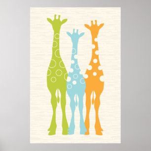 Giraffe Nursery Print