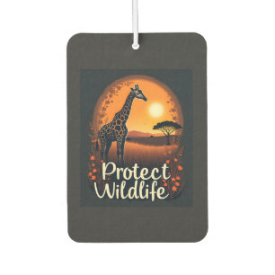 Giraffe of the Savanna Tank Top Car Air Freshener