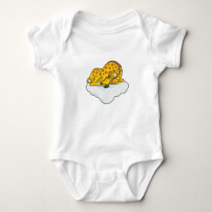 Giraffe on Clouds Baby Bodysuit