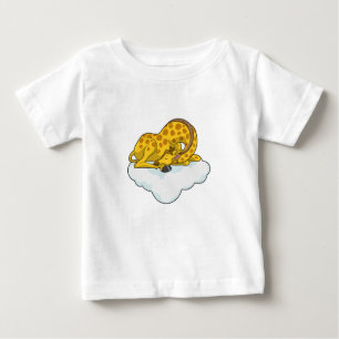 Giraffe on Clouds Baby T-Shirt
