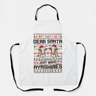 Giraffe on Skateboard Rainbow Vintage Shirt Design Apron
