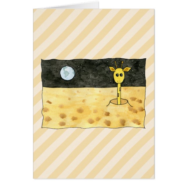 Giraffe on the Moon. (Front)